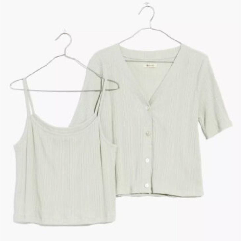 Madewell Tshirt Cardigan
